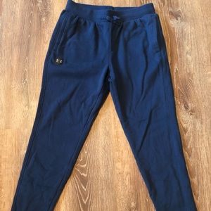Under Armour Navy Blue Joggers (Large)